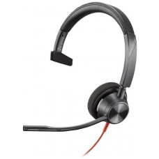 Auriculares poly monoaurales blackwire 3310 con