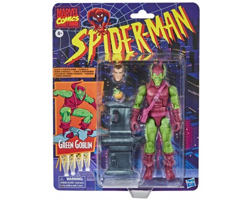 Figura hasbro marvel comics spider - man green