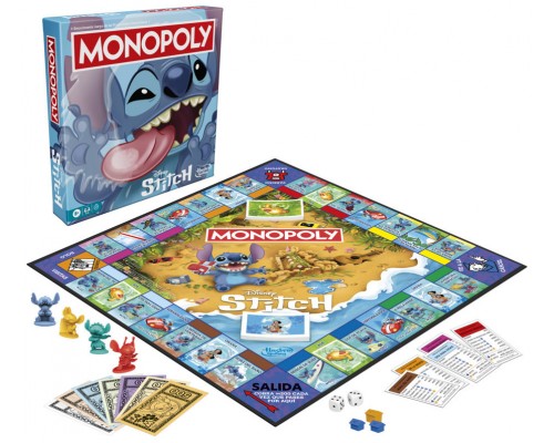Juego mesa monopoly stitch