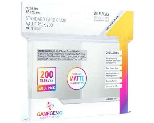 Fundas cartas gamegenic matte standard card