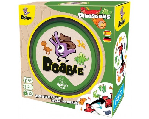 Juego mesa dobble dinosaurios
