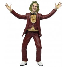 Beetlejuice red tuxedo scale action fig.