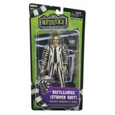 Beetlejuice black and white striped suit