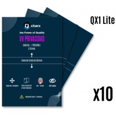 Laminas fijacion qcharx ultravioleta hd privacidad
