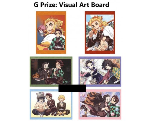 Lámina demon slayer exclusivo kuji premio