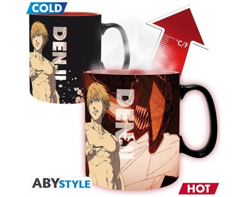 Taza termica abystyle chainsaw man denki