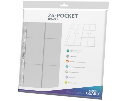 Carpeta transparente ultimate guard de 24