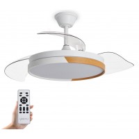 Yoevu - nature white ventilador de techo con