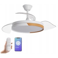 Yoevu - nature white wifi ventilador de techo