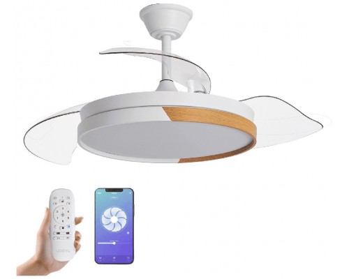 Yoevu - nature white wifi ventilador de techo