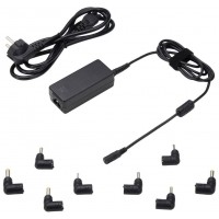 Ewent EW3963 adaptador e inversor de corriente Interior 45 W Negro