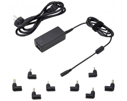 Ewent EW3963 adaptador e inversor de corriente Interior 45 W Negro
