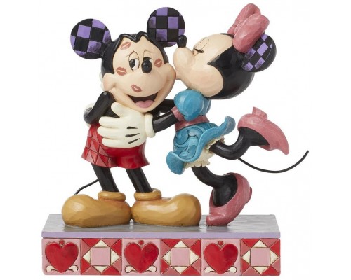 Figura enesco disney mickey & minnie