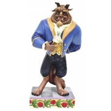 Figura enesco disney bestia en traje