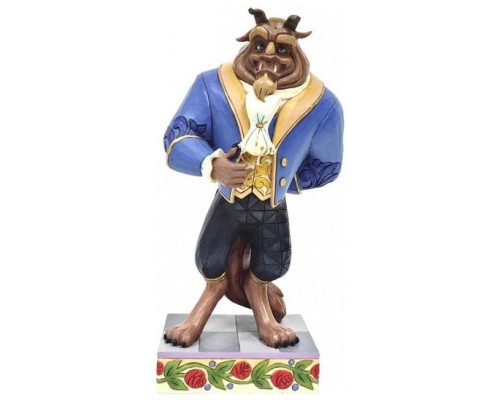 Figura enesco disney bestia en traje