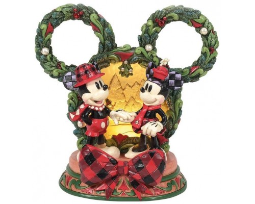 Figura diorama enesco disney mickey y