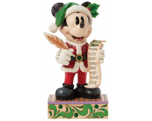 Figura enesco disney papá noel mickey