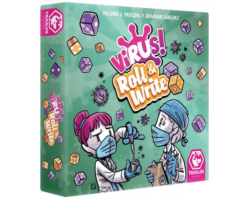 Juego mesa virus! roll & write