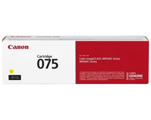 Toner canon 075 amarillo cl mfp