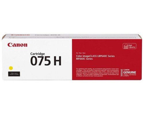 Toner canon 075 h amarillo cl