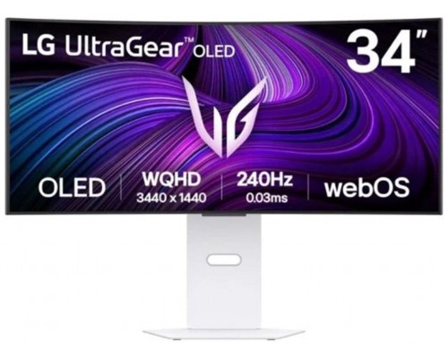 Monitor curvo gaming 34 pulgadas lg 34gx90sa - w