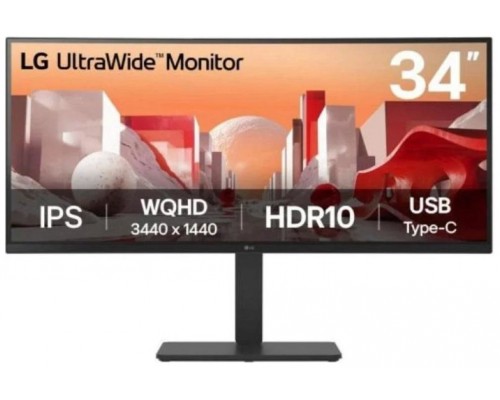 Monitor lg 34ba75qe - b 34 pulgadas wqhd 60hz