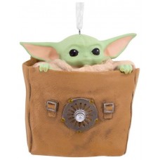 Figura decorativa grogu en bolsa resina
