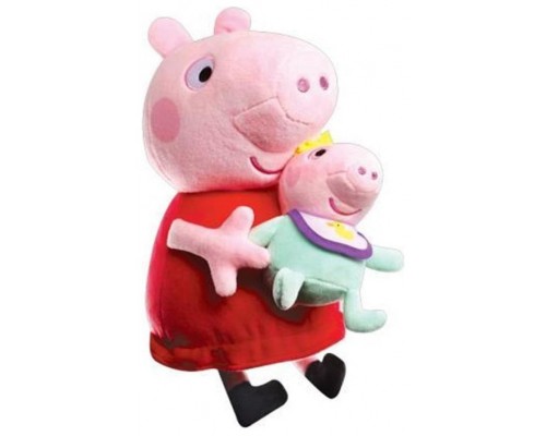Peluche peppa pig con bebe