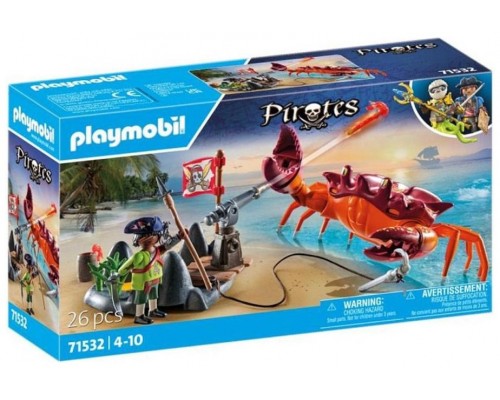 Playmobil batalla con el cangrejo gigante-MR6 Playmobil batalla con el cangrejo gigante