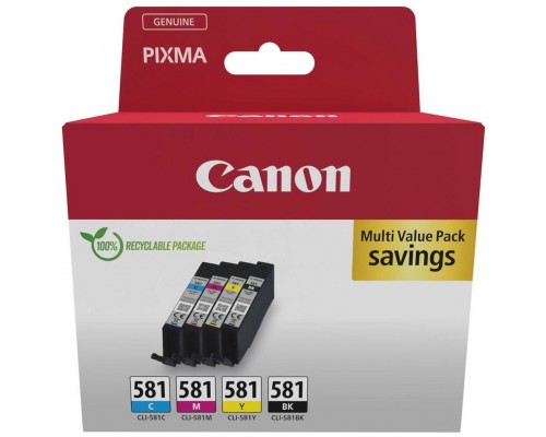 Multipack tinta canon cli - 581 bk c-MR8 Multipack tinta canon cli - 581 bk c