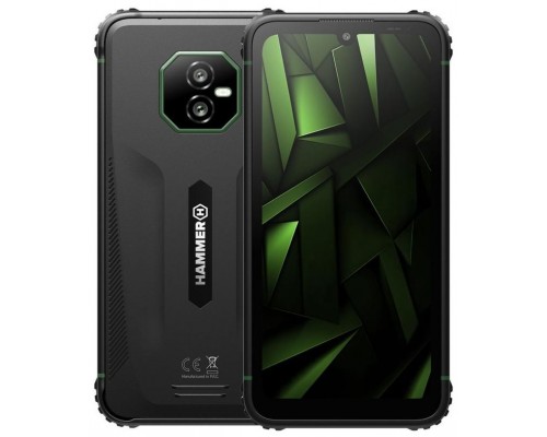 MOVIL SMARTPHONE HAMMER RANGER 4G 6/128GB BLACK GREEN