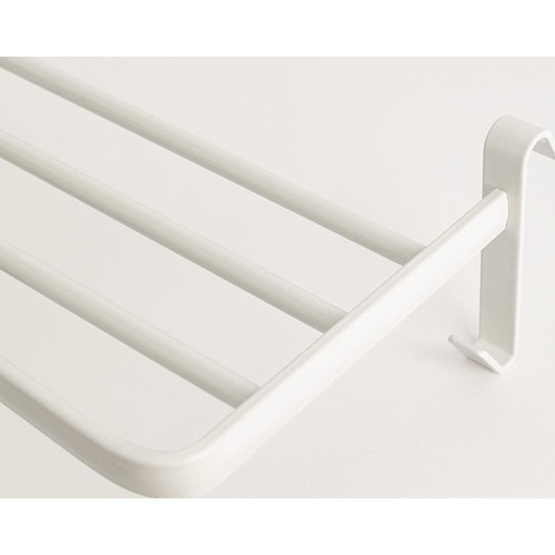 Yoevu repisa blanca con ganchos compatible-MR3 Yoevu repisa blanca con ganchos compatible