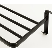 Yoevu repisa negra con ganchos compatible