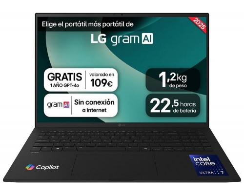 Portatil lg 16zd90t - g.ax88b u7 - 255h 32gb ssd