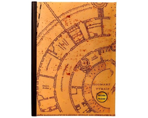 Libreta sd toys harry potter mapa