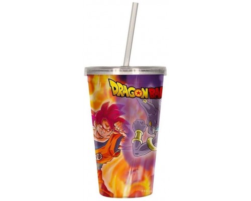 Vaso lenticular 3d dragon ball super