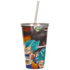 Vaso lenticular 3d dragon ball super