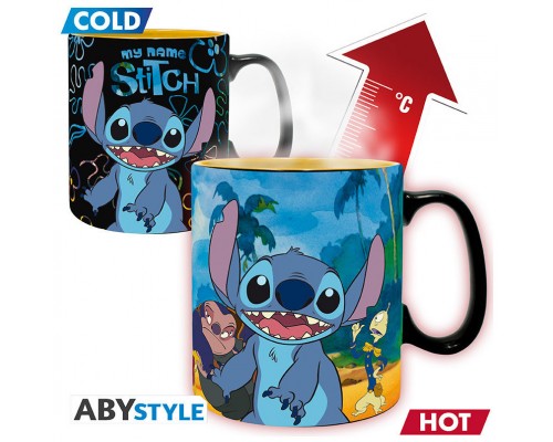 Taza termocolora abystyle lilo & stitch