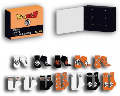 Caja regalo 12 pares calcetines dragon