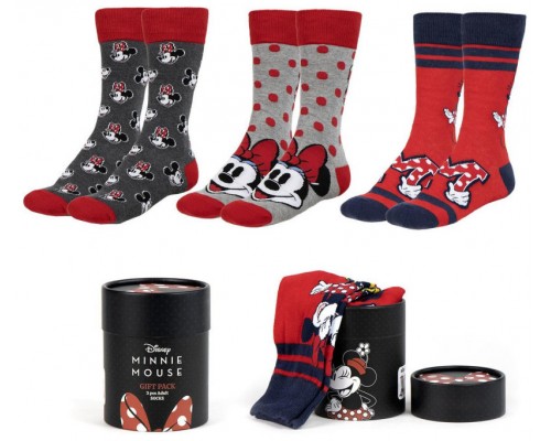 Pack calcetines 3 piezas minnie mouse