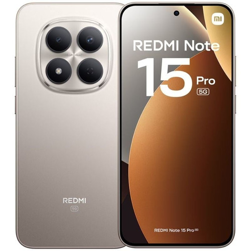 Xiaomi Redmi Note 15 Pro 5G 8Gb 256Gb 6.83" Titani-DU35 Xiaomi Redmi Note 15 Pro 5G 8Gb 256Gb 6.83" Titani