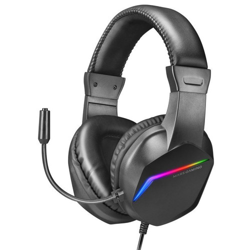 HEADSET MARS GAMING MH122 BLACK ULTRA LIGEROS 184g
