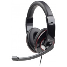 AURICULARES GEMBIRD MICROFONO CONTROL VOL NEGRO  ALAMBRICO