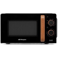 ORBEGOZO MI 2140 BLACK / MICROONDAS CON GRILL DE 700W CON 20 LITROS