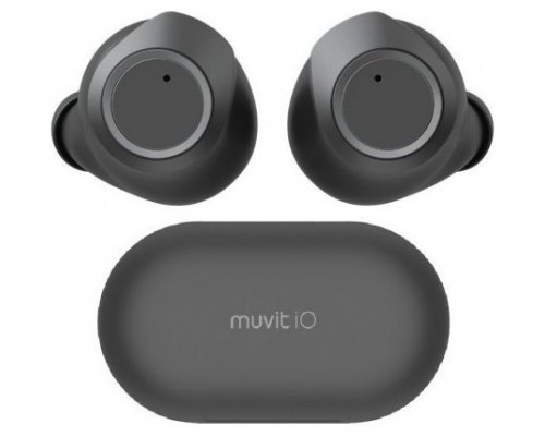 Auriculares muvit io g12 inalambrico negro