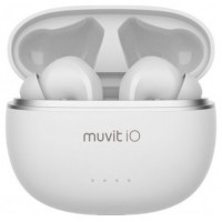 Auriculares muvit io g60 inalambrico blanco