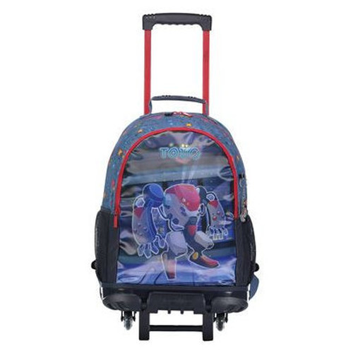 MOCHILA ESCOLAR GRANDE 3 RUEDAS - ATLAS TOTTO MJ03ATA003-2210-2JW (Espera 4 dias)
