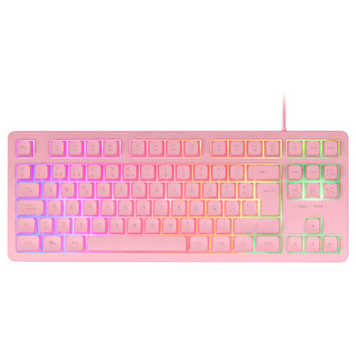 TECLADO H-MECH GAMING MARS GAMING MK023 COLOR ROSA-DN2 TECLADO H-MECH GAMING MARS GAMING MK023 COLOR ROSA