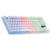 Teclado Mars Gaming Mk02 White TamaÃ±o