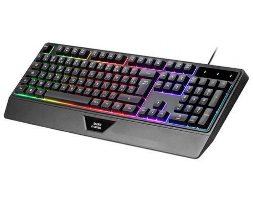 TECLADO MARS GAMING MK124ES H-MECH FRGB RAINBOW COLOR